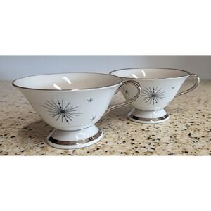 Fine Arts Romance Of The Stars Cup Teacup Coffee Fine China Made in USA Set of 2